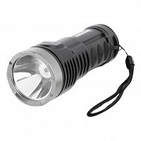 Фонарь SMARTBUY SBF-13-B аккумуляторный 4 Вт LED+ 4 Вт COB, IP44, 300Lm, 4 режима, черный (1/100)