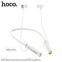 Наушники внутриканальные HOCO ES72 Benevolent , пластик, bluetooth 5.4, микрофон, цвет: молочный (1/78) (6942007645003)