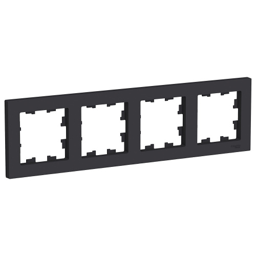 Рамка 4-м ATLASDESIGN универс. карбон Systeme Electric ATN001004 (1/5/20) Рамка 4-м ATLASDESIGN универс. карбон Systeme Electric ATN001004 (1/5/20)