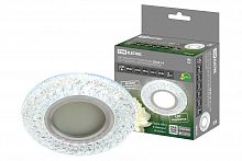 Светильник светодиодный TDM встраиваемый СВ 03-14 MR16 50Вт G5.3 подсветка 3 Вт зеркальный/хром (1/10/100) (SQ0359-0144)