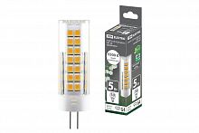 Лампа светодиодная TDM G4-5 Вт-230 В-6500 К, SMD, 16x55 мм (1/20/500) (SQ0340-0218)