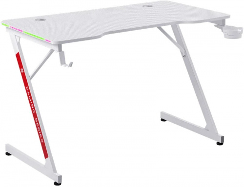 Игровой стол DEFENDER Solas подвес кружк+гарн,бел,МДФ,RGB (64073)