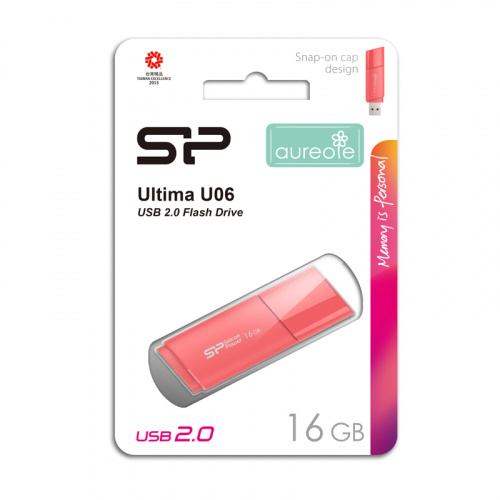Флеш-накопитель USB 16GB Silicon Power Ultima U06 розовый (SP016GBUF2U06V1P) фото 13 Флеш-накопитель USB 16GB Silicon Power Ultima U06 розовый (SP016GBUF2U06V1P) фото 13