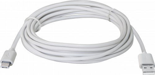 Кабель DEFENDER USB08-10BH USB2.0, белый, AM-MicroBM, 3м (1/60/240) (87468) фото 4
