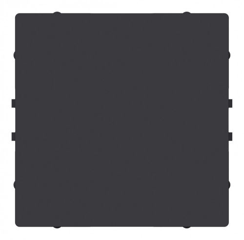 Заглушка ATLASDESIGN карбон без суппорта для многопостовых рамок Systeme Electric ATN001009 (1/5)