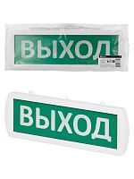 Оповещатель TDM охранно-пожарный световой Топаз-220-ОП "Выход" 220 В, IP52 (1/35) (SQ0349-0403)