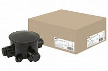 Коробка электромонтажная КЭМ 2-660-3 ОП D95 мм IP65, 3-х рожк. (карболит) TDM (SQ1401-1101)