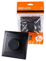 Светорегулятор RL 300 Вт графит , с/у, "Лама" (8/96) TDM (SQ1815-0609)