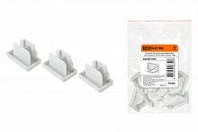 Заглушка торцевая пластиковая для шинопровода TLA-01-WH-Z, белая, TDM (1/10/500) (SQ0369-0381)