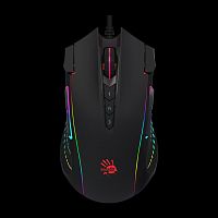Мышь проводная игровая A4TECH Bloody J90s (8000dpi) USB (12but) (1/20), черный (1/40) (J90S BLACK ACTIVATED)