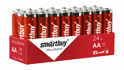 Элемент питания SMARTBUY  LR6  SR4   (24/480) 													 (SBBA-2A24S)