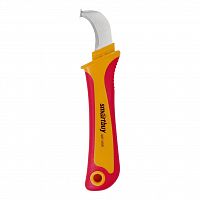 Нож SMARTBUY для снятия изоляции с пяткой, 175 мм, нож электрика, Tools (1/120) (SBT-WSR-5)