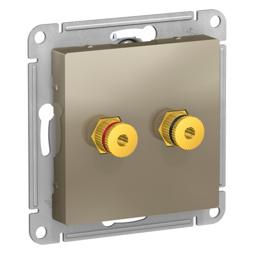 Механизм аудиорозетки 2-м С/У ATLASDESIGN шампань Systeme Electric ATN000587 (1/10/60) Механизм аудиорозетки 2-м С/У ATLASDESIGN шампань Systeme Electric ATN000587 (1/10/60)