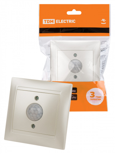 Выключатель с датчиком движения перламутр "Лама" (8/96) TDM (SQ1815-0828) Выключатель с датчиком движения перламутр "Лама" (8/96) TDM (SQ1815-0828)