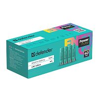 Элемент питания DEFENDER LR6 AA PowerPulse box40 (40/480) (56015)