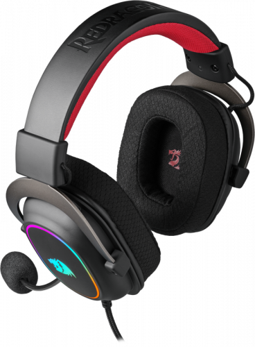 Гарнитура игровая REDRAGON Zeus X RGB, объемный звук 7.1, USB, черный (1/10) (70550) фото 6