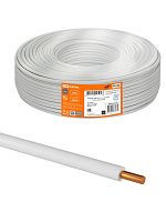 Провод TDM ПуВнг(А)-LS 1х10,0 ГОСТ (100м), белый (SQ0124-0353)
