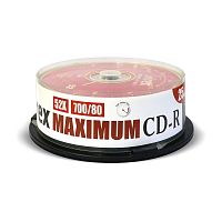 Диск MIREX CD-R 52X 700MB  Cake box 25 (25/300) (UL120052A8M)