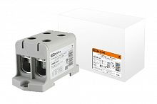 Клемма вводная силовая КВС 4 ввода 16-95 кв.мм. серая TDM (1/72) (SQ0833-0104)