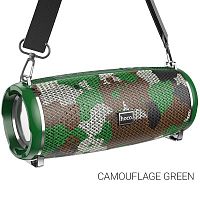Колонка портативная HOCO HC2, Xpress, TF, USB, AUX, TWS, FM, Bluetooth 5.0, пластик, емкость аккумулятора: 2400 мАч, цвет: камуфляж (1/30) (6931474738721)