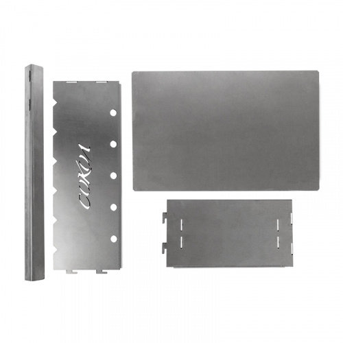 Мангал разборный "СОКОЛ" 43 сталь толщиной 2мм, размер жаровни 50х30см (1/40) (62-0034) фото 7