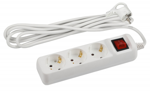 Удлинитель ЭРА U-3es-3m-3x1,5 с заземлением с выключателем 3 розетки 3м ПВС 3x1,5мм2 16А (1/10) (Б0044040) Удлинитель ЭРА U-3es-3m-3x1,5 с заземлением с выключателем 3 розетки 3м ПВС 3x1,5мм2 16А (1/10) (Б0044040)