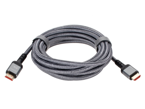 Кабель HDMI 19M/M,ver. 2.1 8KX60Hz (Econom) оплетка 5m iOpen <ACG859A-5.0> (1/30)