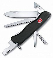 Нож перочинный Victorinox Forester, 111 мм., 12 функций, чёрный (карт. коробка) (0.8363.3)