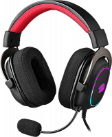 Гарнитура игровая REDRAGON Zeus X RGB, объемный звук 7.1, USB, черный (1/10) (70550)