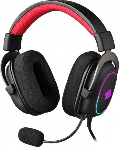 Гарнитура игровая REDRAGON Zeus X RGB, объемный звук 7.1, USB, черный (1/10) (70550)