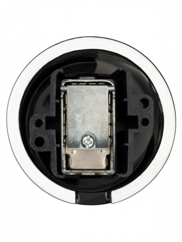 Розетка TDM TV проходная черная «Болонь» (1/72) (SQ1820-0254) фото 3