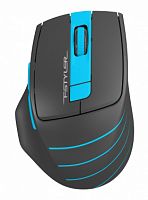 Беспроводная мышь A4TECH Fstyler FG30S (2000dpi) silent (6but), серый/синий (1/60) (FG30S BLUE)