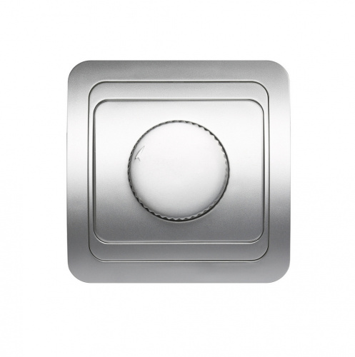 Светорегулятор SMARTBUY скрытая установка, (диммер) 600W 220В серебро "Марс" (SBE-02s-2.5-D-0) Светорегулятор SMARTBUY скрытая установка, (диммер) 600W 220В серебро "Марс" (SBE-02s-2.5-D-0)