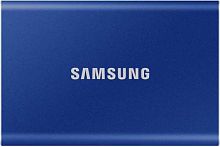 Внешний SSD  Samsung  2 TB  T7 Portable, синий, USB 3.2 (USB 3.2/Type C) (MU-PC2T0H/WW)