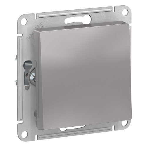 Механизм выключателя 1-кл. С/У ATLASDESIGN 10А IP20 (сх. 1) 10AX механизм алюм. Systeme Electric ATN000311 (1/10/60)