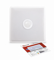 Светильник светодиодный СПБ-2Д-КВАДРАТ 10Вт 4000К 800Лм 170мм с датчиком белый IN HOME (1/40) (4690612022086)