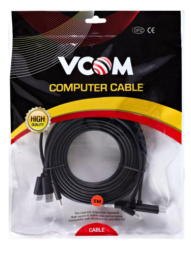 Кабель VR 3в1 (HDMI + USB +DC3.5) для HTC VIVE, HDMI 4K@30Hz 5 м, VCOM <CU416-5M> (1/40) (CU416-5.0) фото 8 Кабель VR 3в1 (HDMI + USB +DC3.5) для HTC VIVE, HDMI 4K@30Hz 5 м, VCOM <CU416-5M> (1/40) (CU416-5.0) фото 8