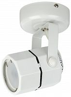 Светильник ЭРА OL2 GU10 WH накладной под лампу GU10, наклонно-поворотный, белый (аналог трековому) (1/50) (Б0044259)
