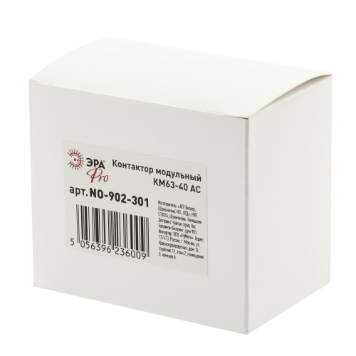 Контактор модульный ЭРА PRO NO-902-301 КМ63-40 AC (1/40) (Б0049166) фото 4
