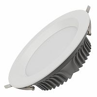 Светильник ЭРА даунлайт светодиодный SDL-10-90-40K-W25 встраиваемый круглый 25Вт 4000K 2250Лм D195х65 (1/10) (Б0049708)