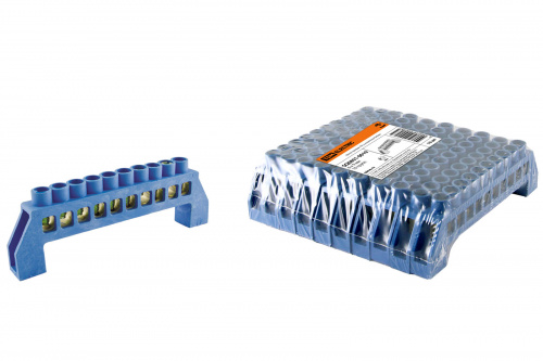 Шина "N" нулевая в изоляторе 6х9мм 10 групп TDM (10/500) (SQ0801-0019)