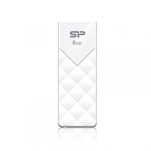Флеш-накопитель USB  8GB  Silicon Power  Ultima U03  белый (SP008GBUF2U03V1W)