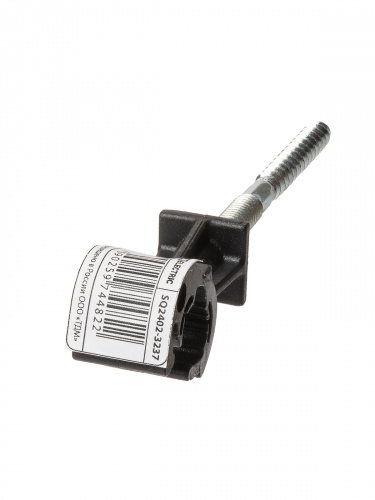 Держатель шпилька-саморез длина 160 мм, полимер. фикс. с защелкой для прута Ø8-10 мм, гор. цинк. TDM (1/50) (SQ2402-3237) фото 2 Держатель шпилька-саморез длина 160 мм, полимер. фикс. с защелкой для прута Ø8-10 мм, гор. цинк. TDM (1/50) (SQ2402-3237) фото 2