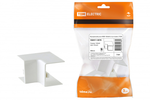 Внутренний угол КМВ 100х60 (цена за 2 шт./комп.) TDM (1/5/50) (SQ0411-0078)