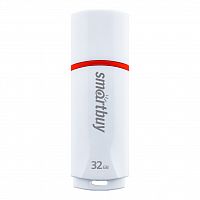 Флеш-накопитель USB  32GB  Smart Buy  Crown  белый (SB32GBCRW-W)