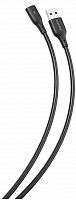 Кабель для зарядки и передачи данных S25 MicroUSB черный, 3А, soarer,TPE,1 м, Smartbuy (iK-12-S25b)