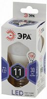 Лампа светодиодная ЭРА STD LED P45-11W-860-E27 E27 / Е27 11Вт шар холодный дневной свет (1/100) (Б0032991)