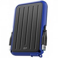 Внешний HDD  Siliсon Power  4 TB  A66 Armor, синий, 2.5", USB 3.2 (SP040TBPHD66LS3B)