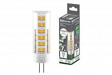 Лампа светодиодная TDM G4-7 Вт-230 В-6500 К, SMD, 18,5x57 мм (1/20/500) (SQ0340-0221)