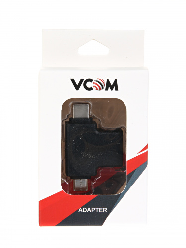Переходник OTG 2 в 1, Micro USB 2.0 +Type-C --> USB 3.0 Af  VCOM <CA434> (1/250) фото 3